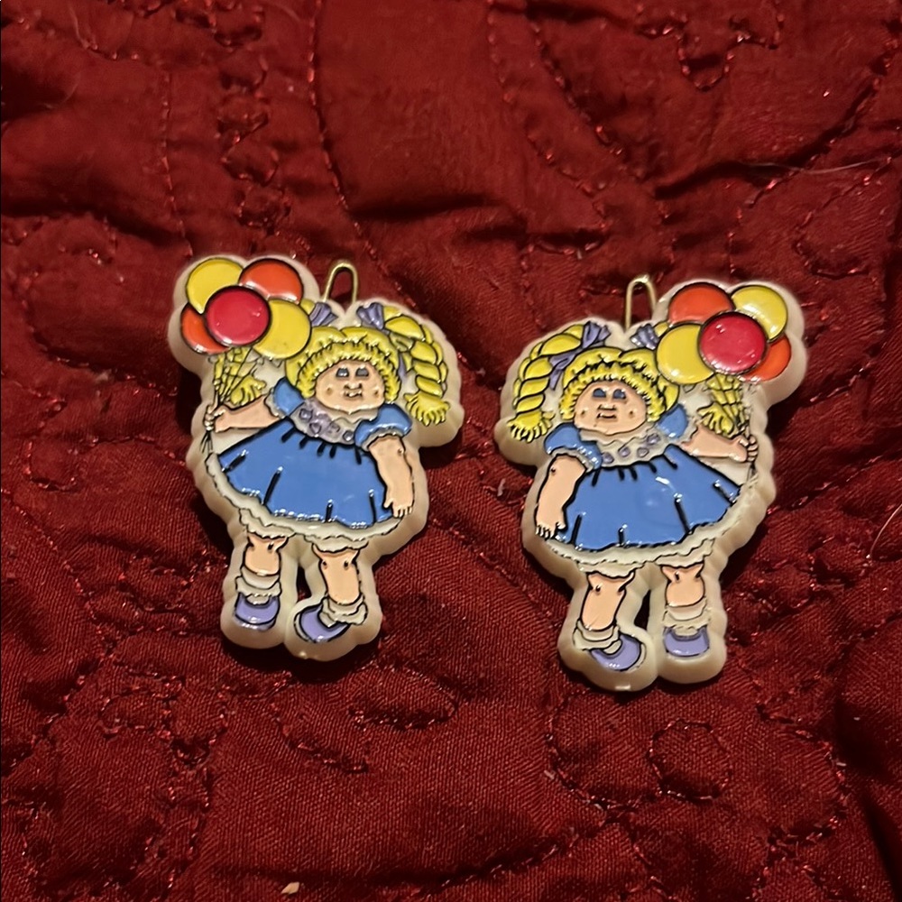 Rare Authentic Vintage Cabbage Patch Kids 1983 Colorful Doll Hair Clips for Kids